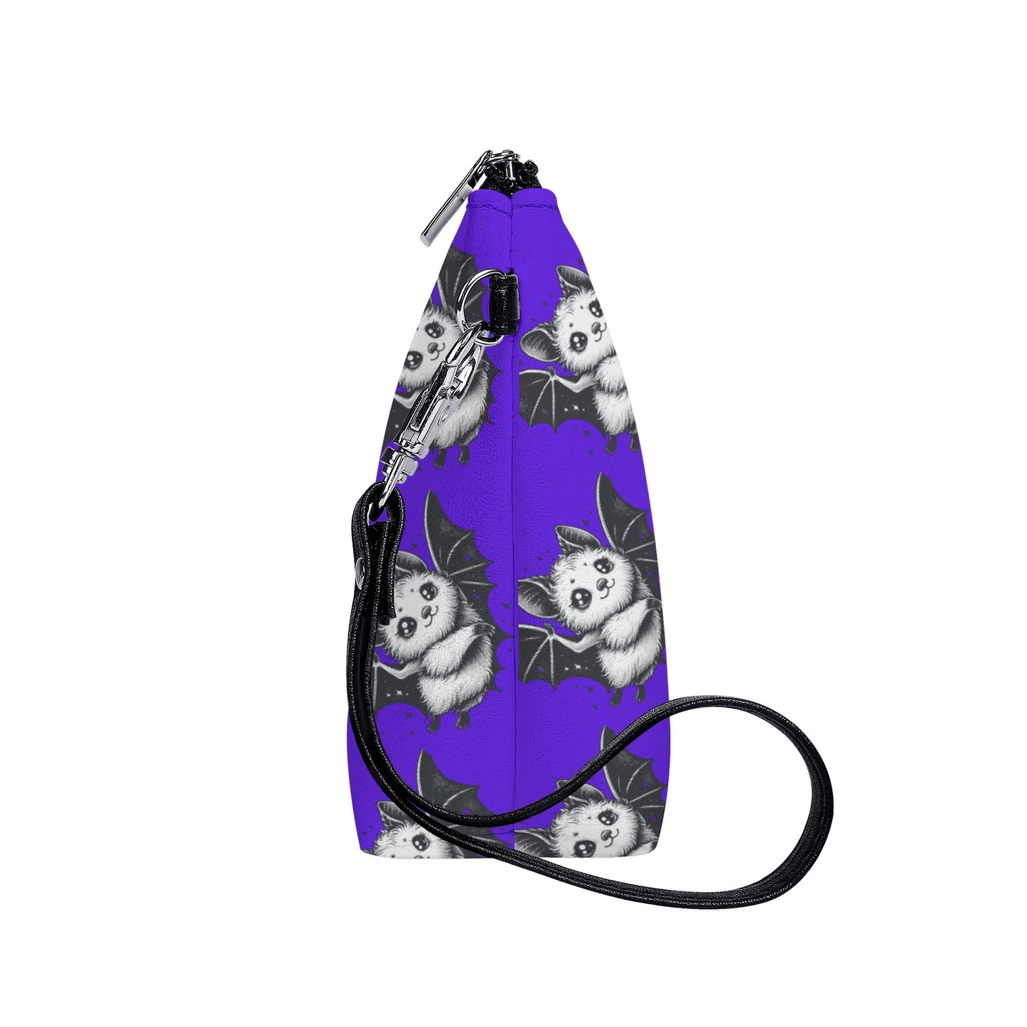 Purple Boo-tiful Zipper Sling Make Up Bag