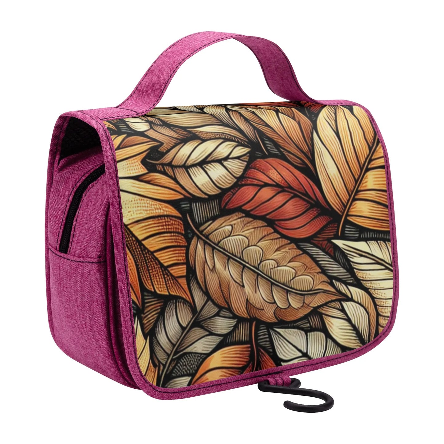 Fall Theme Toiletry Cosmetic Travel Bag