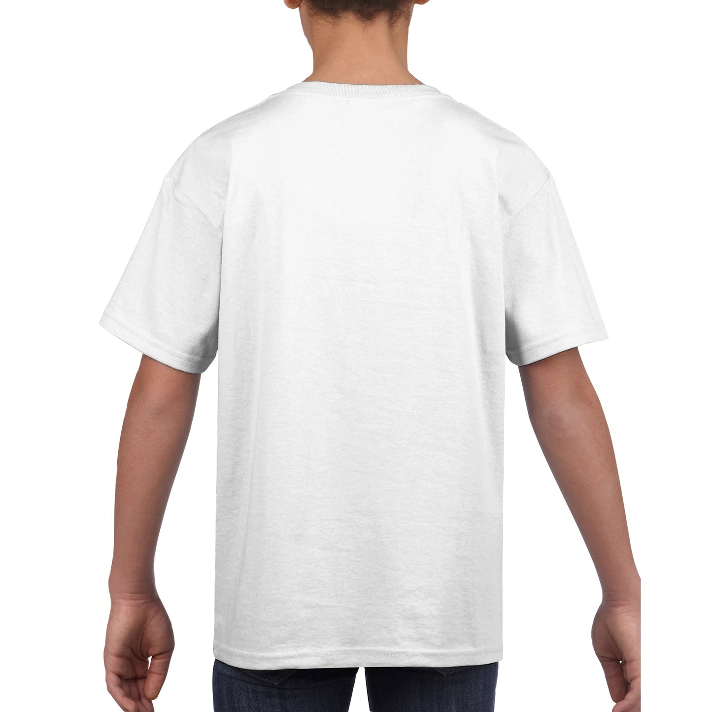 Klassisches Kinder-T-Shirt mit Rundhalsausschnitt