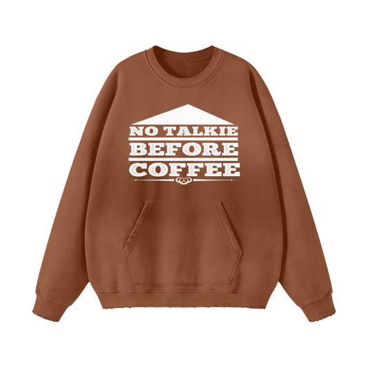 Unisex,Sweatshirt,Casual,Comfort,Pull-Over,Winter,Coffee,MOQ1,Delivery days 5